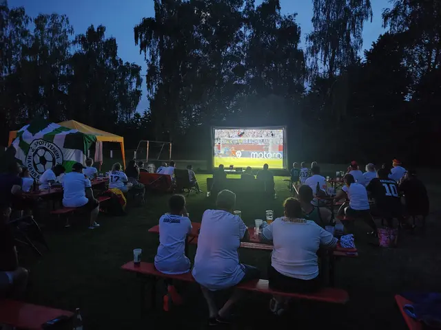 Public Viewing beim Fischerfest in Hagenbach | Foto: ASV - Zimmermann/frei