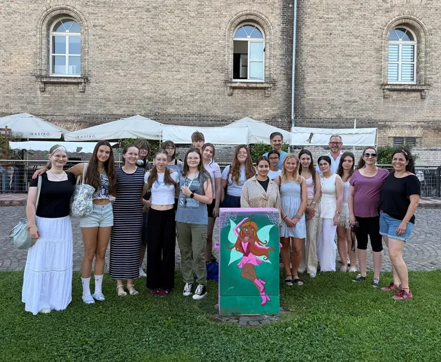 Farbenfrohe Kunstwerke verschönern Germersheimer Innenstadt | Foto: SNelles | Stadt Germersheim | FREI