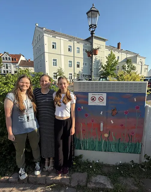 Farbenfrohe Kunstwerke verschönern Germersheimer Innenstadt | Foto: SNelles | Stadt Germersheim | FREI