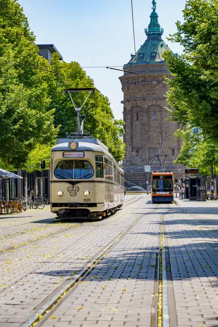Am Kaiser- und Friedrichsring in Mannheim endet laut rnv Anfang Juli der dritte Bauabschnitt der Gleiserneuerung. | Foto: rnv GmbH/Haubner