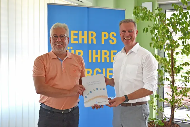 Geschäftsführer Christoph Dörr (links)  und Aufsichtsratsvorsitzender Michael Maas blicken auf einen stabilen Geschäftsverlauf im vergangenen Jahr zurück | Foto: Frank Schäfer