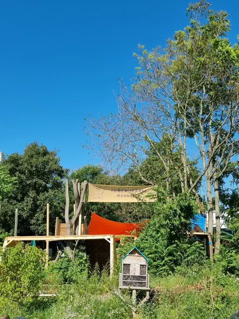 Blick auf die Jugendfarm | Foto: de Vos