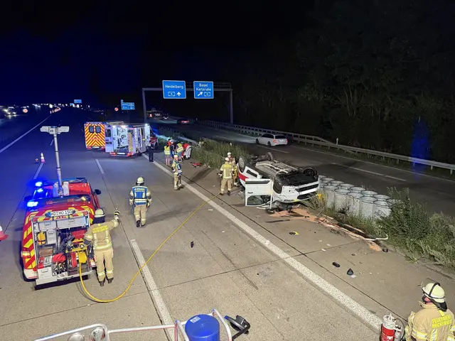 Die Freiwilligen Feuerwehren im Rhein-Neckar-Kreis rückten im Jahr 2025 zu 1.229 Bränden und Explosionen aus. Auch die Zahl der technischen Hilfeleistungen blieb mit 3.457 Einsätzen auf hohem Niveau. (Verkehrsunfall A6) | Foto: Feuerwehr Hockenheim