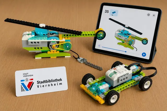 Die Stadtbibliothek Viernheim bietet mit Lego Education eine neue kreative Sommerferienaktion an. | Foto: Stadt Viernheim
