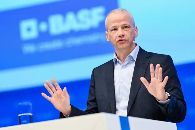 Markus Kamieth ist seit April 2024 BASF-Vorstandschef. (Archivbild) | Foto: Uwe Anspach/dpa