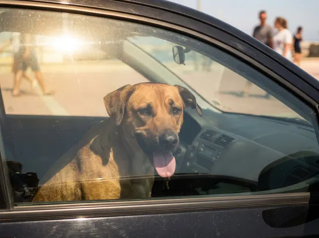 Schon nach wenigen Minuten kann sich ein geparktes Auto bei sommerlichen Temperaturen stark aufheizen. Die Polizei warnt davor, Kinder oder Tiere im Fahrzeug zurückzulassen | Foto: ai_katrin/stock.adobe.com