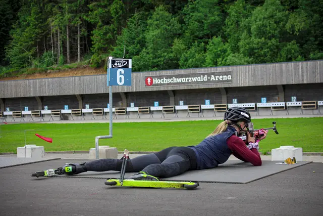 Die Deutsche Biathletin Julia Tannheimer im Nordic-Center Notschrei | Foto: © Nordic-Center Notschrei