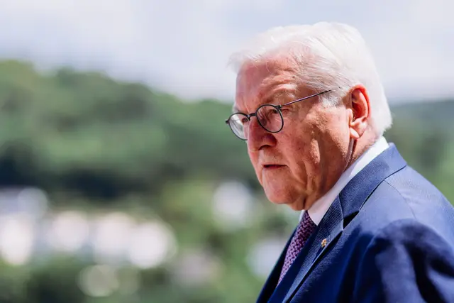 Der Bundespräsident hat für drei Tage seinen Amtssitz nach Lörrach im Südwesten Baden-Württembergs verlegt - dort äußerte er sich zu den laufenden Reformberatungen in Berlin. | Foto: Philipp von Ditfurth/dpa