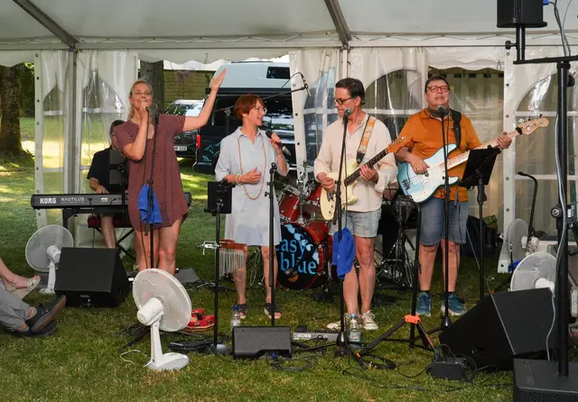 Die Band „Easy Blue“ begleitete die Veranstaltung musikalisch. | Foto: Landratsamt Rhein-Neckar-Kreis