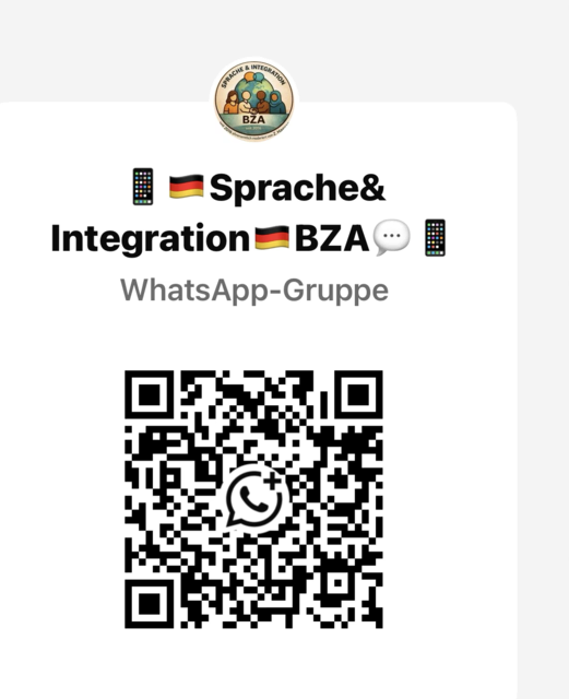 QR-Code zur WhatsApp-Gruppe als zweites Bild, damit Interessierte sich direkt anmelden können. | Foto: Zeinhom Haggag
