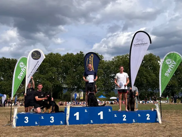 Platz 2 in der AK 19 für Luca Hannemann (HuS Mannheim), hinter Elias Becker (VdH Sandhausen) und vor Nick Hein (VdH Iptingen) | Foto: Aljoscha Kertesz