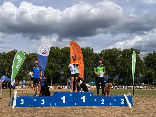 Platz 1 in der AK 35 für Alex Nicht (VdH Mannheim Feudenheim) vor Gerrit Lux (HSV Schnaitheim) und Oliver Kirschey (VdH Aalen) | Foto: Aljoscha Kertesz