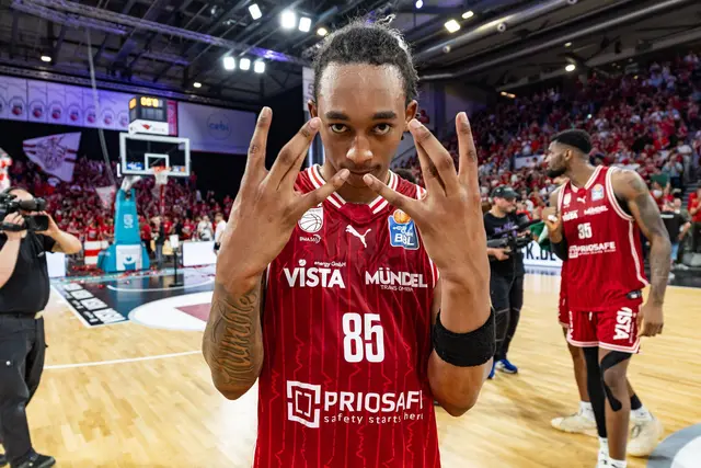 Verlässt Bamberg in Richtung Trier nach einer starken Saison: Austin Crowley (Archivbild) | Foto: Daniel Löb/dpa
