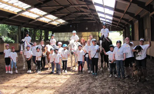 Beim Ferienprogramm in Jettenbach üben Kinder, Pferde zu putzen, zu führen und erste Runden zu reiten. | Foto: Wolfgang Kehrein