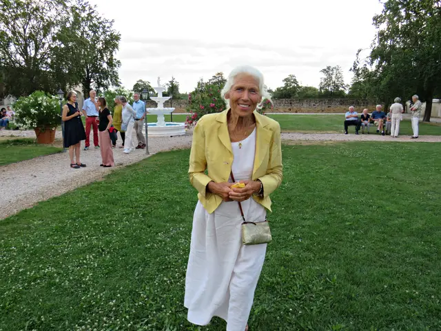 Diese elegante Dame kam aus Ludwigshafen zum Konzert | Foto: Brigitte Melder