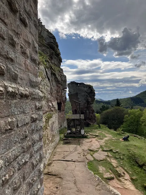 Der kleine Felsen diente als Wachturm | Foto: B. Bender