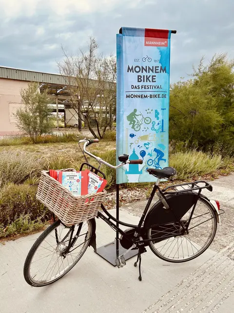 Im Spinelli-Park können Besucher bei Monnem Bike Fahrräder testen und Mitmachaktionen ausprobieren. | Foto: Stadt Mannheim