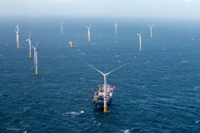 EnBW fordert Korrektur von Windkraft-Ausbauzielen auf See. (Archivbild)  | Foto: Kurt Desplenter/BELGA/dpa