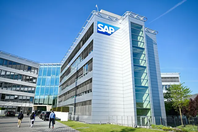 Der deutsche Konzern SAP ist vor allem für seine Software zur Unternehmenssteuerung (ERP) bekannt. (Archivbild) | Foto: Uwe Anspach/dpa