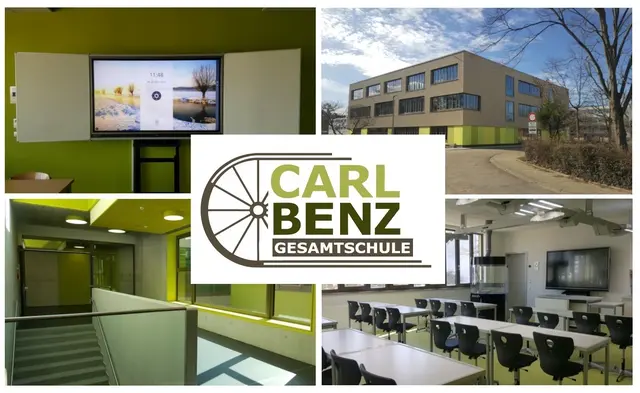 Unbekannte haben in Wörth am Rhein die Fassade der Carl-Benz-Gesamtschule beschmiert. Die Polizei ermittelt wegen Sachbeschädigung und sucht Zeugen. | Foto: Paul/CBG Wörth