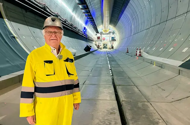 Martin Herrenknecht: Am Gotthard-Basis-Tunnel steht er an einem Ort, der für seine Arbeit im Tunnelbau besonders prägend ist. | Foto: SWR - Südwestrundfunk