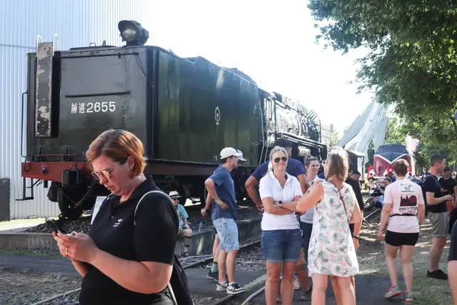 Gute Laune rund um den Weltrekordversuch in Speyer | Foto: Cornelia Bauer