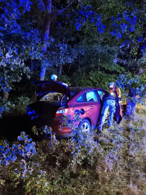 Die Feuerwehr sicherte die Unfallstelle ab und überprüfte das Fahrzeug auf auslaufende Betriebsstoffe | Foto: Freiwillige Feuerwehr Weilerbach