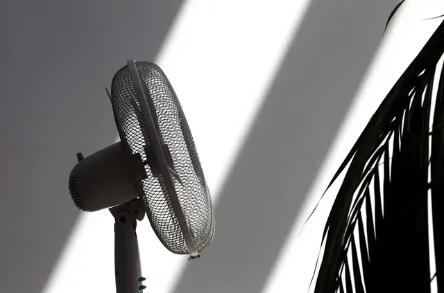 Ventilatoren sorgen an heißen Tagen für eine kühle Brise auf der Haut. | Foto: dpa