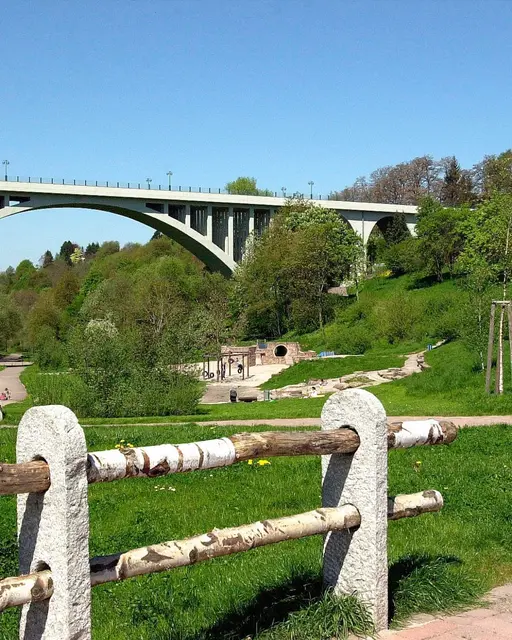 Spaziergängerinnen und Spaziergänger müssen im Strecktalpark rund um den Mittelaltermarkt mit gesperrten Flächen und veränderten Zugängen rechnen. | Foto: Stadt Pirmasens