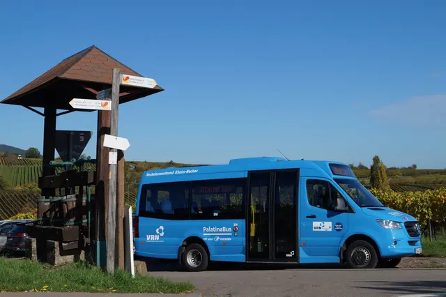 Wer zum Weinfest will, kann die An- und Abreise per Shuttle auf Abruf planen. | Foto: Palatina Bus
