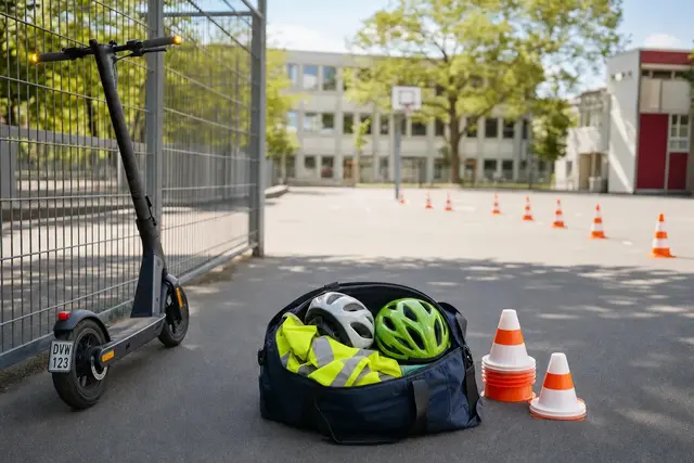 E-Scooter sind im Alltag angekommen, doch Unfälle zeigen Grenzen der Routine. Eine neue Plattform der Deutschen Verkehrswacht bündelt Trainingsmaterial und hilft, Angebote vor Ort aufzubauen. | Foto: Foto: Deutsche Verkehrswacht