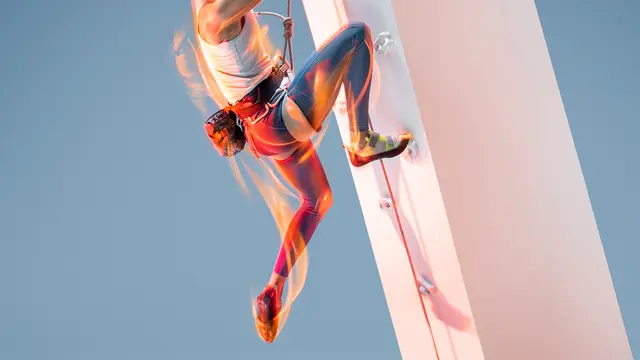 Die Finals 2026: In Hannover gehören auch die Deutschen Meisterschaften im Speed-Klettern zum Multisport-Programm. | Foto: ZDF, Foto: Maik Floeder
