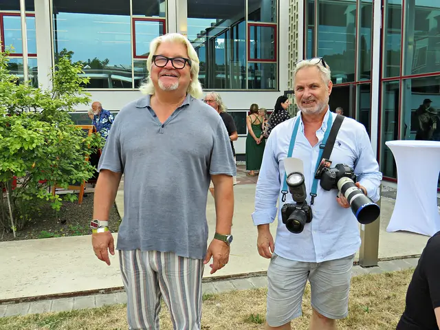 Mathias Berkel und engagierter Fotograf Juan Müller | Foto: Brigitte Melder