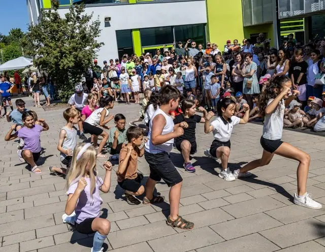 Die Klassen zeigen was sie können | Foto: Wolfgang Neuberth