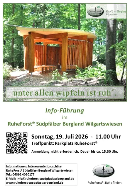 Foto: RuheForst Südpfälzer Bergland Wilgartswiesen
