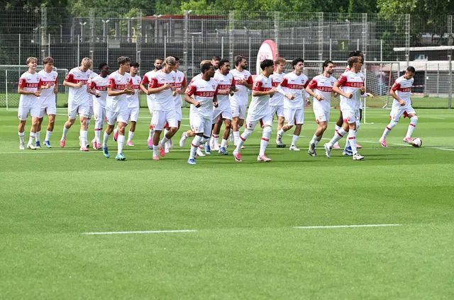 Der VfB Stuttgart ist in die Saisonvorbereitung eingestiegen. | Foto: Bernd Weißbrod/dpa