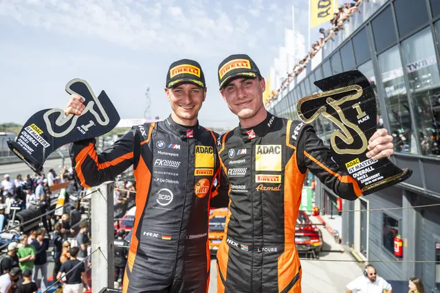 Tim Zimmermann und Leyton Fourie bei ihrem ersten Saisonsieg in Zandvoort | Foto: ADAC e.V.