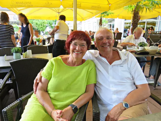 Nette Gesprächspartner aus Limburgerhof | Foto: Brigitte Melder