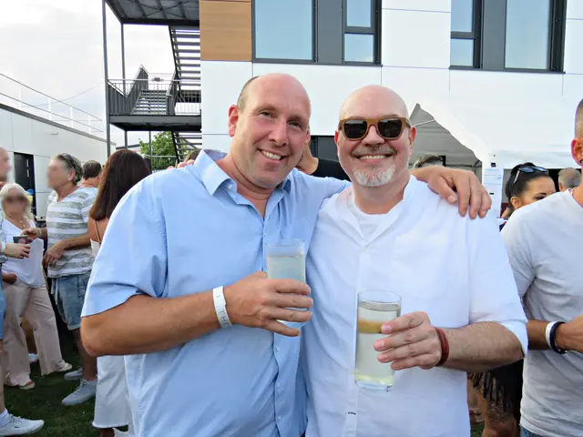 Markus Handrich war mit einem guten Freund hier aus Meckenheim | Foto: Brigitte Melder
