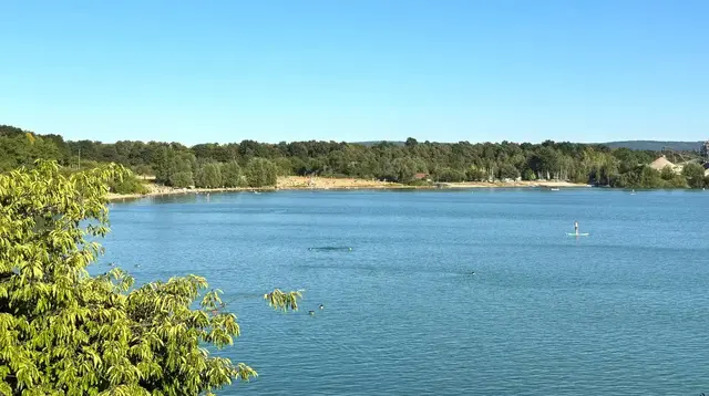 So fühlt sich Urlaub an - in Karlsruhe ist er am Epplesee zu erleben. | Foto: Thorsten Kornmann