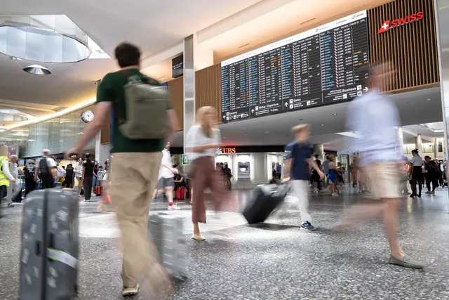 Am Flughafen Zürich verbindet die «Heidi-Bahn» das Hauptgebäude mit einem Terminal (Symbolbild) | Foto: Andreas Becker/KEYSTONE/dpa