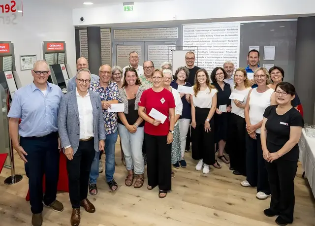 Engagierte Teams in Speyer stellen Projekte vor, die mit Stiftungsgeld umgesetzt werden. | Foto: Sparkasse Vorderpfalz/Klaus Venus