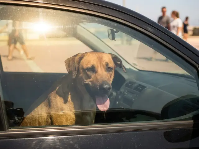 Schon nach wenigen Minuten kann sich ein geparktes Auto bei sommerlichen Temperaturen stark aufheizen. Die Polizei warnt davor, Kinder oder Tiere im Fahrzeug zurückzulassen | Foto: ai_katrin/stock.adobe.com