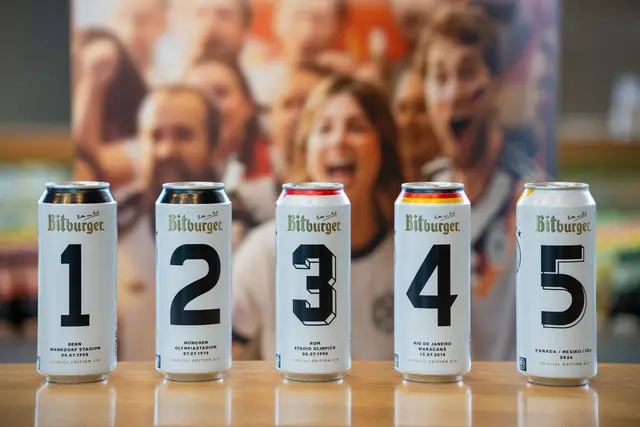 Bitburger hat von der Fußball-WM profitiert. (Archivbild)  | Foto: Harald Tittel/dpa