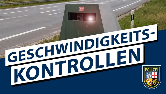 Die saarländische Polizei kündigt für die Zeit von Montag, 27. Juli, bis Sonntag, 2. August, mehrere Geschwindigkeitskontrollen auf Autobahnen, Bundes- und Landstraßen an. Betroffen sind unter anderem A1, A8, A62, A620, B41, B51, B406 sowie weitere Strecken im Saarland. | Foto: Landespolizeidirektion Saarland
