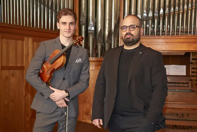 Duo Jannis Roos (Violine) und Carlo Maria Barile (Orgel) aus Bari/Italien | Foto: A. Werkmeister