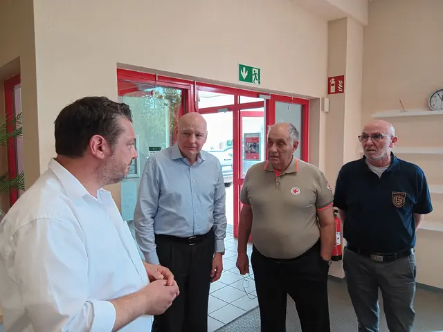Delegation des Französischen Roten Kreuzes aus dem Département Bas-Rhin zu Gast beim DRK-Kreisverband Mannheim | Foto: Rudolf Large