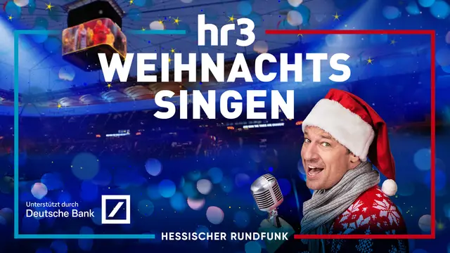 hr3 Weihnachtssingen: Im Deutsche Bank Park in Frankfurt steht am 19. Dezember gemeinsames Singen und Musizieren mit 500 Mitspielenden auf dem Programm. | Foto: HR Hessischer Rundfunk