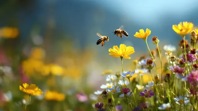 Ein bienenfreundlicher Garten sorgt für bunte Vielfalt | Foto: Camalia MN/ stock.adobe.com