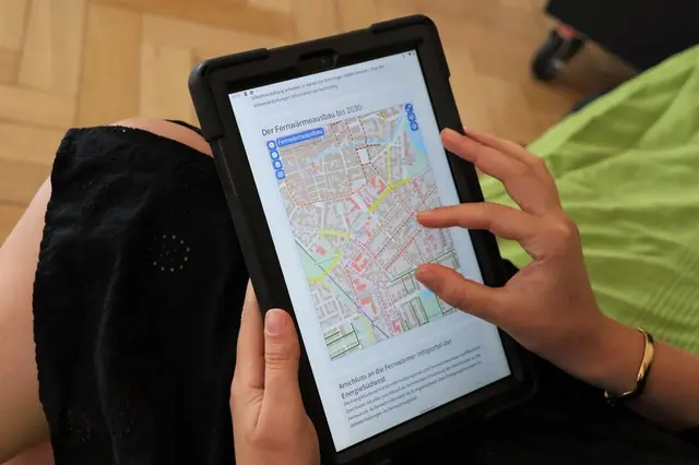Wer wissen will, ob die eigene Straße bald Fernwärme bekommt, kann jetzt in Landau online nachsehen. | Foto: Stadt Landau